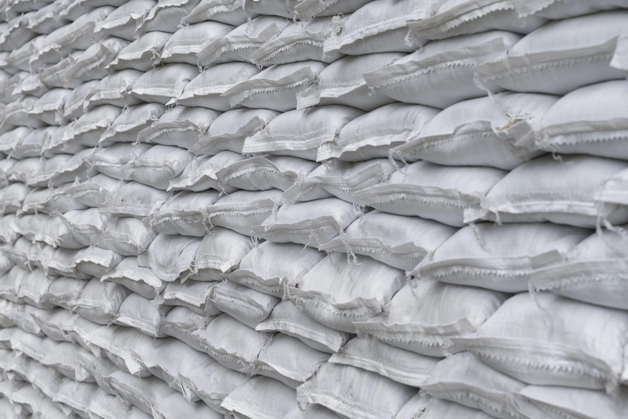 Sandbags.