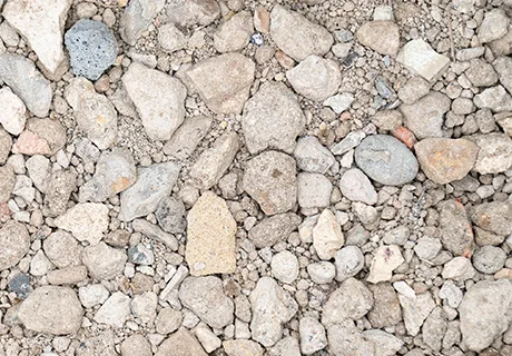 A high quality sample of a 6F4 recycled aggregate product