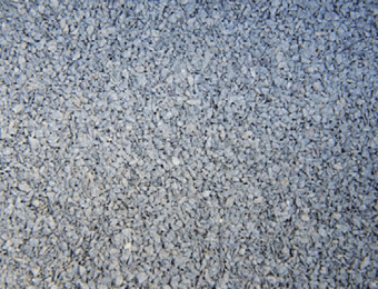 Joint grit, containing grey, angular granite, graded from 1mm to 4mm, displayed loose.