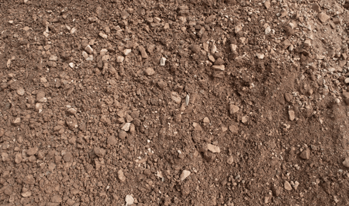 Type 2 primary limestone & granite sub-base, containing particles from 0 to 32mm, displayed loose.